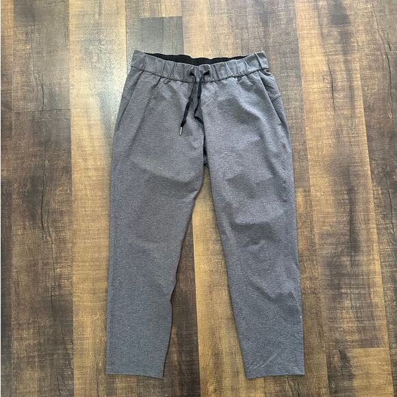 Lululemon 28" On The Fly Heathered Black Pant Size 10 - Picture 10 of 10